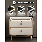 Умная прикроватная тумбочка c зарядкой для телефона Nightstand Smart варинант исполнения - 2 | Loft Concept в Рязани