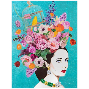 Картина Elizabeth Taylor with Caged Canary