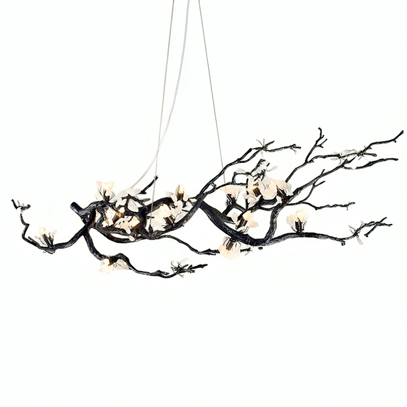 Люстра в виде ветки дерева Tree Shaped Chandelier Черный Люстра в виде ветки дерева Tree Shaped Chandelier Черный в Рязани | Loft Concept