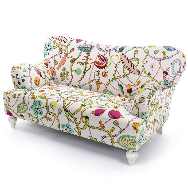 Диван Seletti Botanical Diva Sofa White Белый Мульти Диван Seletti Botanical Diva Sofa White Белый Мульти в Рязани | Loft Concept