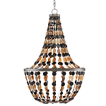 Люстра каплевидной формы с подвесками в виде декоративных бусин Flat Beads варинант исполнения - 2 | Loft Concept в Рязани