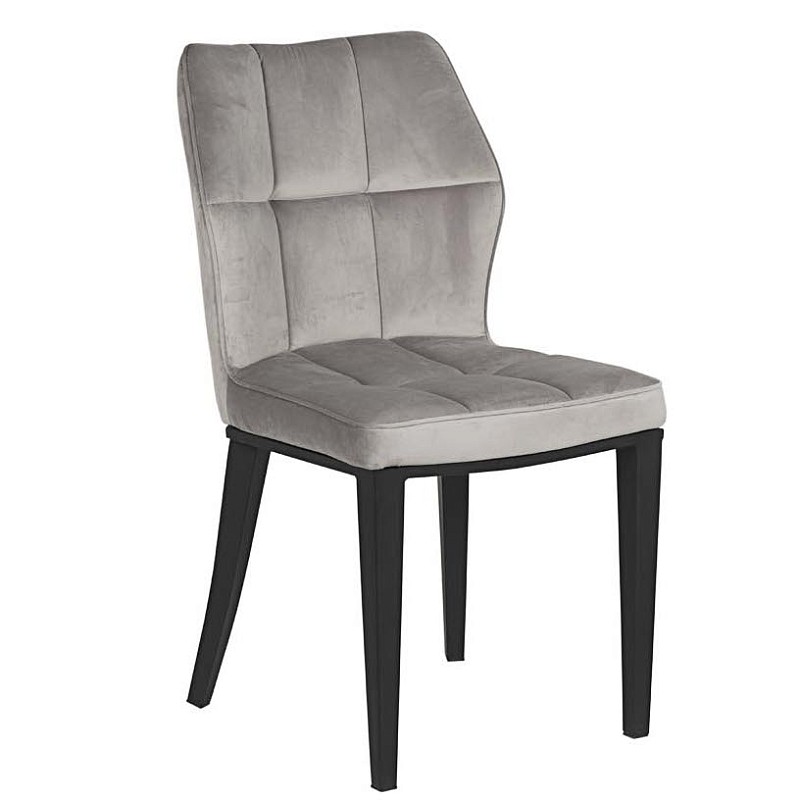 Стул Deffo Chair Серый Черный Стул Deffo Chair Серый Черный в Рязани | Loft Concept