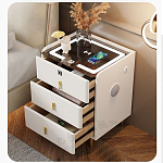 Умная прикроватная тумбочка c зарядкой для телефона Smart Furniture варинант исполнения - 5 | Loft Concept в Рязани