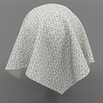 Мебельная ткань Шенилл голубой цвет 142 см T4-45 варинант исполнения - 9 | Loft Concept в Рязани