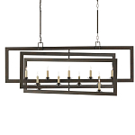 Люстра из пересекающихся прямоугольных элементов Intersecting Rectangles варинант исполнения - 2 | Loft Concept в Рязани