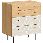 Комод с принтом на ящиках Elise Chest of Drawers варинант исполнения - 9 | Loft Concept в Рязани