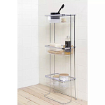 Полка напольная трехъярусная для ванной Bathroom Floor Shelf варинант исполнения - 1 | Loft Concept в Рязани