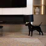 Лампа COLLECTION OF DOGS с абажуром Бультерьер варинант исполнения - 8 | Loft Concept в Рязани