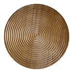 Журнальный столик с круглой фактурной столешницей из натурального дерева Vortex варинант исполнения - 2 | Loft Concept в Рязани