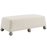 Дизайнерская Банкетка Wakonda с деревянными шариками  варинант исполнения - 1 | Loft Concept в Рязани