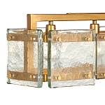 Люстра прямоугольная из толстого литого стекла Cast Glass варинант исполнения - 3 | Loft Concept в Рязани