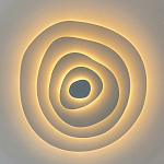 Потолочная люстра круглая многослойная Multilayering варинант исполнения - 9 | Loft Concept в Рязани