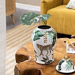 Ваза из фарфора с ручной росписью Leopard Collection  варинант исполнения - 7 | Loft Concept в Рязани