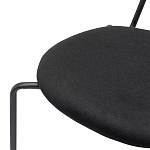 Стул с мягким сиденьем черный Stool Loft Black варинант исполнения - 7 | Loft Concept в Рязани