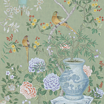 Обои ручная роспись Temple Newsam Mercury Grey варинант исполнения - 3 | Loft Concept в Рязани