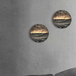 Бра в форме диска из керамогранита Eclipse of Celestial Bodies варинант исполнения - 5 | Loft Concept в Рязани