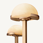 Люстрас 6-ю мраморными плафонами в форме купола Light Warm Light варинант исполнения - 2 | Loft Concept в Рязани