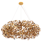 Люстра подвесная круглая с многочисленными металлическими круглыми элементами Terzani Argent варинант исполнения - 4 | Loft Concept в Рязани