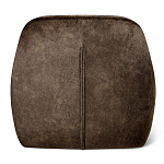 Барный стул со спинкой и подлокотниками на 4-х черных ножках Douglas Rhombus Коричневый Велюр варинант исполнения - 4 | Loft Concept в Рязани