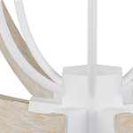 Подвесной светильник из дерева в форме сферы Eco Light варинант исполнения - 1 | Loft Concept в Рязани