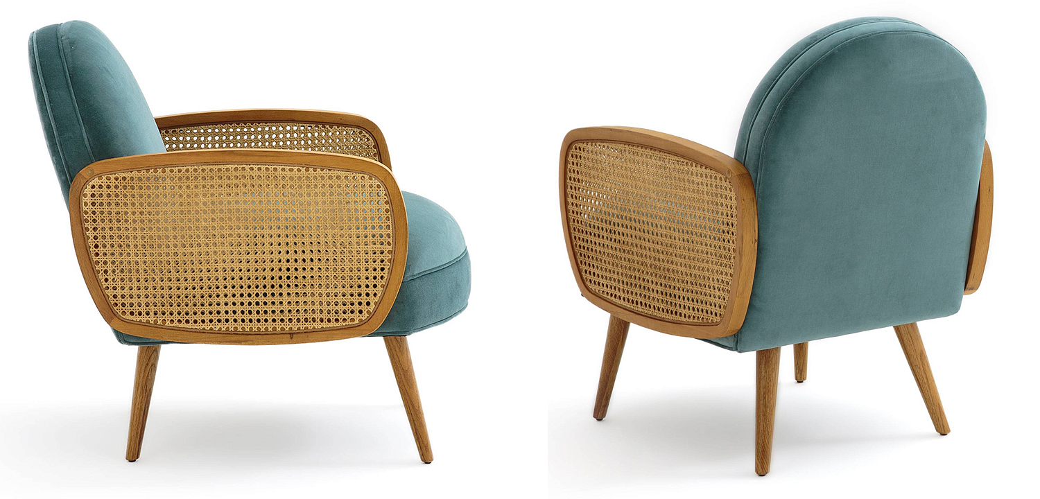 Кресло Morten Wicker Turquoise Armchair Кресло Morten Wicker Turquoise Armchair - Loft-Concept в Рязани