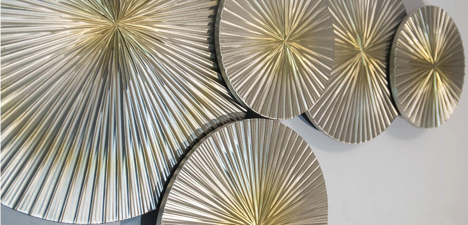 Арт-объект Apollo Gold and Silver Wall Plaque Disc 5 Арт-объект Apollo Gold and Silver Wall Plaque Disc 5 - Loft-Concept в Рязани