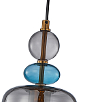 Подвесной светильник со стеклянным плафоном дымчатого цвета Prestige варинант исполнения - 4 | Loft Concept в Рязани