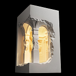 Встраиваемый в стену гипсовый светильник под покраску с колоннами и арками в античном стиле Antiquity Athena варинант исполнения - 7 | Loft Concept в Рязани