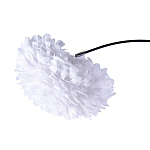 Изогнутый торшер с декором в виде перьев Plumage White Floor Lamp варинант исполнения - 2 | Loft Concept в Рязани