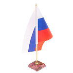 Флагшток на подставке из натурального камня Stone Flagpole варинант исполнения - 2 | Loft Concept в Рязани