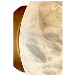 Бра в форме диска из натурального камня Cryptocrystalline Stone варинант исполнения - 3 | Loft Concept в Рязани