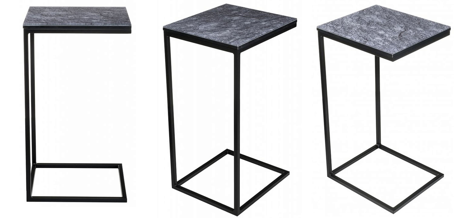 Приставной стол Zermatt Side Table gray Приставной стол Zermatt Side Table gray - Loft-Concept в Рязани