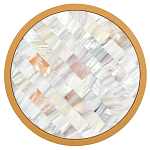 Бра в форме диска с перламутровыми прямоугольниками из морской ракушки Touch of Marine Charm варинант исполнения - 2 | Loft Concept в Рязани