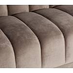 Диван трехместный велюровый серый Island of Comfort варинант исполнения - 4 | Loft Concept в Рязани