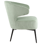 Современное мягкое кресло на металлических ножках Rakush Pistachio варинант исполнения - 5 | Loft Concept в Рязани