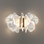 Бра с крупными прозрачными лепестками с рельефной поверхностью Ethereal Bloom варинант исполнения - 4 | Loft Concept в Рязани