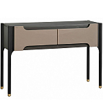 Консоль тёмно-коричневого цвета с 2-мя ящиками Gladstone варинант исполнения - 1 | Loft Concept в Рязани