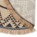 Ковер круглый из комбинированного состава Fantasy варинант исполнения - 4 | Loft Concept в Рязани