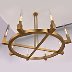 Люстра CANELLE Round Chandelier 8 Modern Brass варинант исполнения - 2 | Loft Concept в Рязани