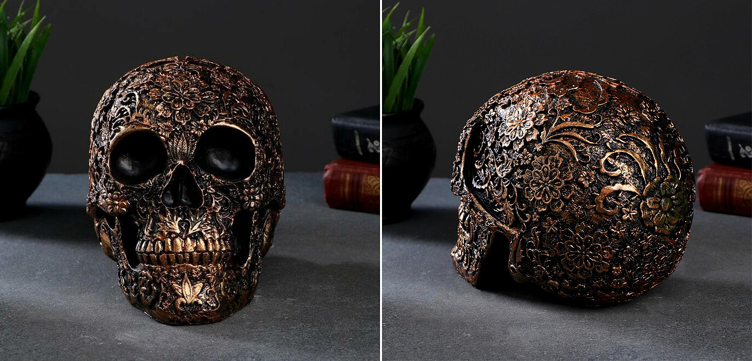 Статуэтка Patterned Skull Статуэтка Patterned Skull - Loft-Concept в Рязани