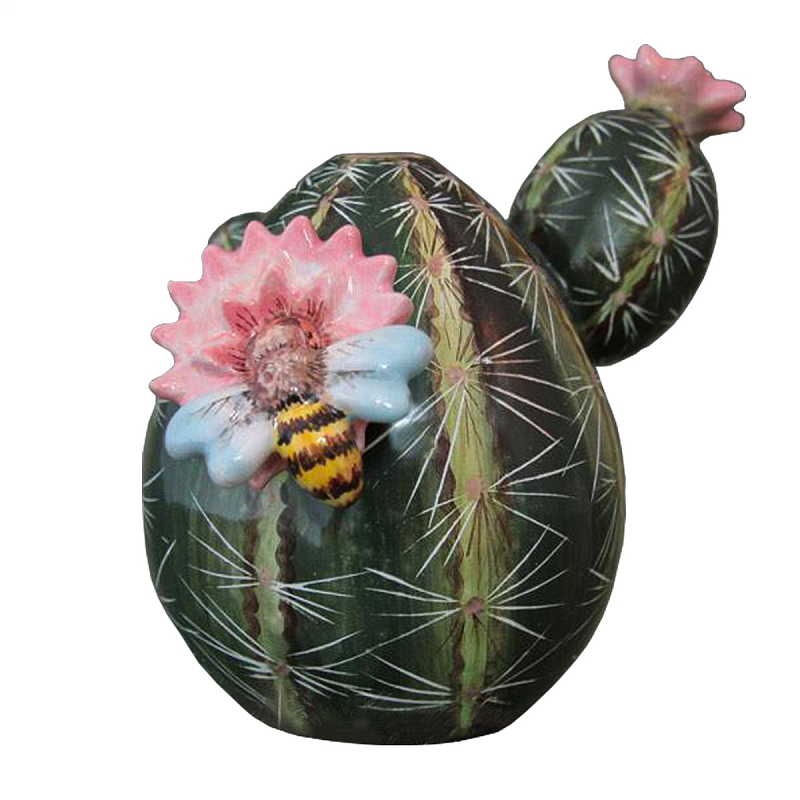 Ваза Flowering Cactus III Зеленый в Рязани | Loft Concept 