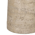 Столик приставной с круглой столешницей Textured Cream Table варинант исполнения - 4 | Loft Concept в Рязани