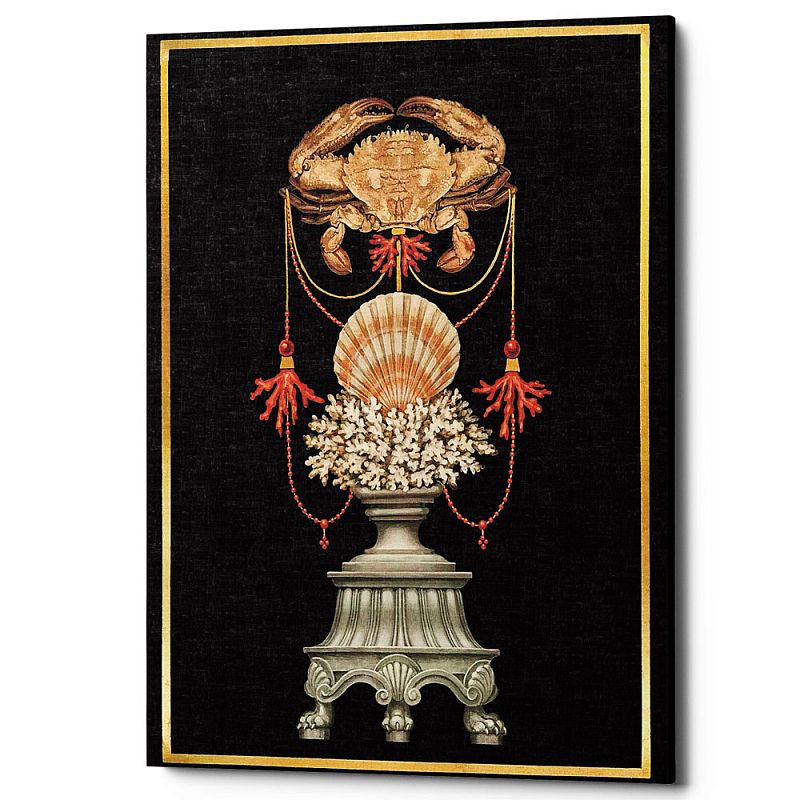 Постер Sea Vase Poster 5 Черный Бежевый в Рязани | Loft Concept 