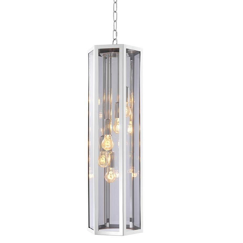 Люстра Chandelier Rondoni Nickel Никель Дымчатый (Smoke) Люстра Chandelier Rondoni Nickel Никель Дымчатый (Smoke) в Рязани | Loft Concept