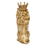 Статуэтка лев с детализированной гривой и изящной короной Lion Crown  варинант исполнения - 3 | Loft Concept в Рязани