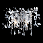 Бра с металлическими лепестками и хрустальными подвесками Leaf Cascade варинант исполнения - 2 | Loft Concept в Рязани