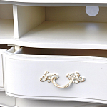 ТВ-тумба из массива дерева в стиле прованс Montmartre Provence TV Stand варинант исполнения - 3 | Loft Concept в Рязани