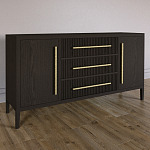 Буфет Primo с тремя ящиками и двумя фасадами Темный орех варинант исполнения - 2 | Loft Concept в Рязани