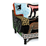 Большой Трехместный Диван с цветным принтом Qalakabusha Large Sofa варинант исполнения - 4 | Loft Concept в Рязани