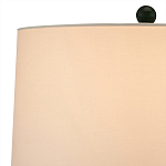 Настольная лампа зеленая с тканевым абажуром Splashes of Green Moss варинант исполнения - 3 | Loft Concept в Рязани